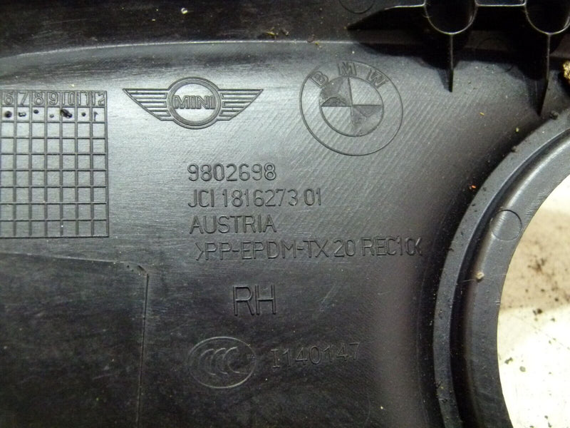 MINI COUNTRYMAN R60 2010-2014 FRONT RIGHT SEAT COVER TRIM GENUINE 9802698