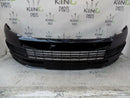 VW TRANSPORTER CARAVELLE T6 FRONT BUMPER  BLACK 16-19 GENUINE 7E5807221D