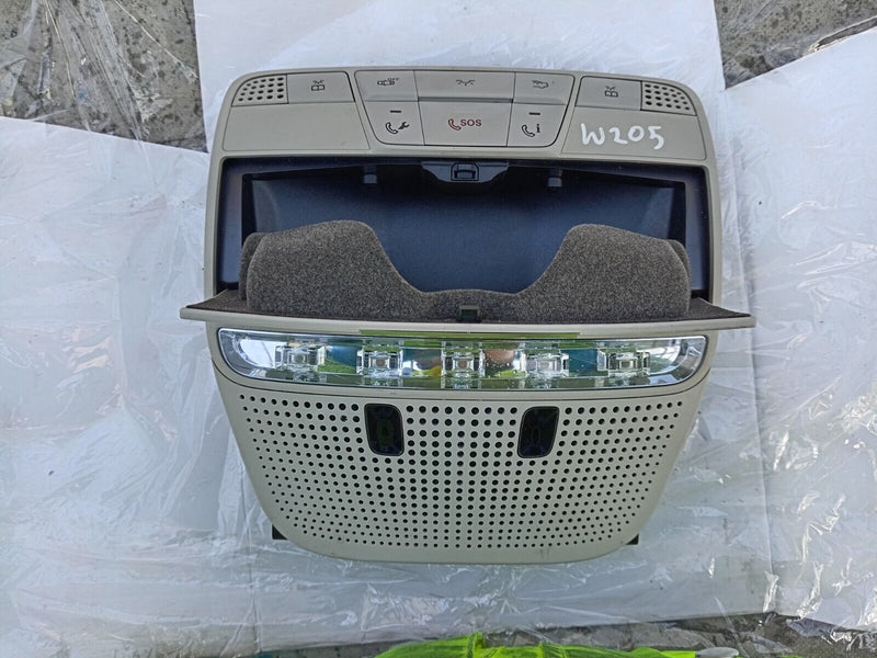 MERCEDES W205 2014-21 FRONT INTERIOR ROOF READING LIGHT UNIT A0009068503 #
