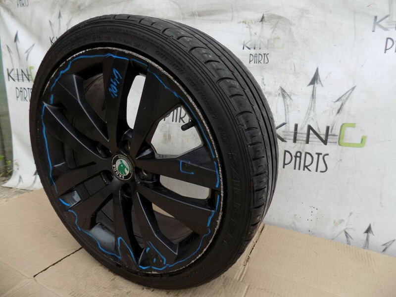 SKODA FABIA MONTE CARLO VRS 17" ALLOY WHEEL 7Jx17 ET45 + TYRE  - GENUINE