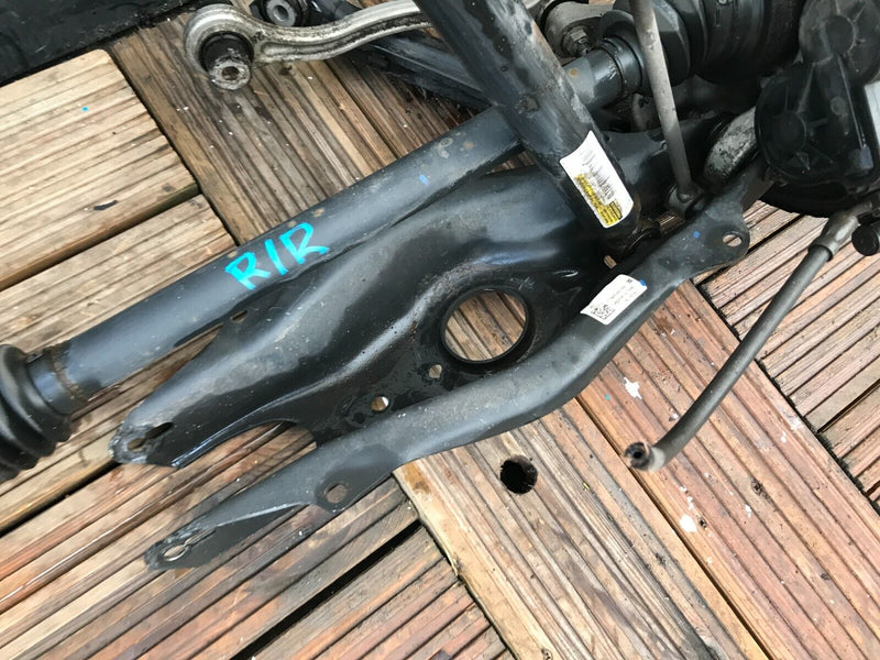MERCEDES W205 RIGHT SIDE REAR LEG 5x WISHBONE, DRIVESHAFT HUB, CALIPER GAS STRUT