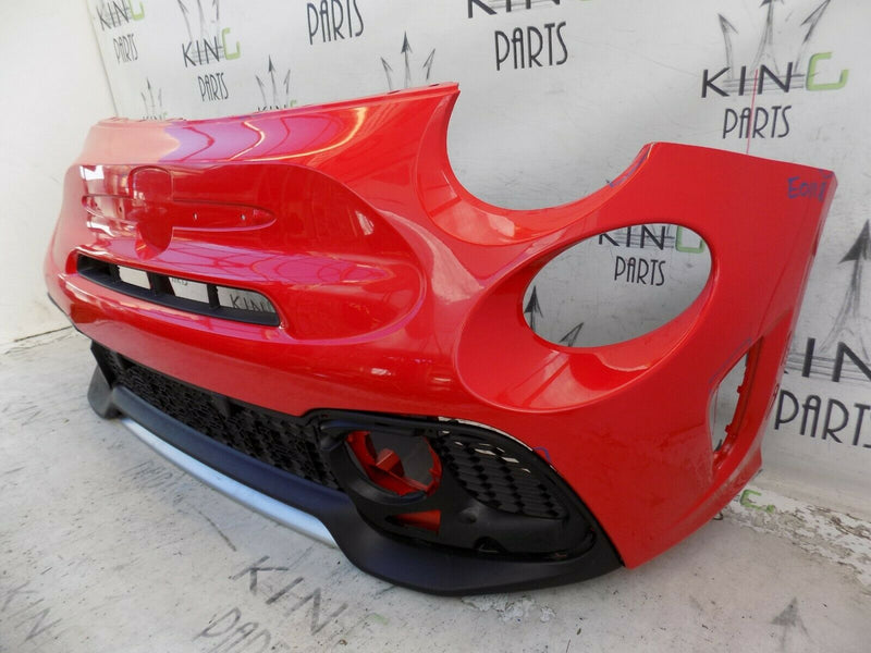 FIAT 500 ABARTH 595 16+ FCL FRONT BUMPER RED+GRILLS GENUINE OEM 735633044