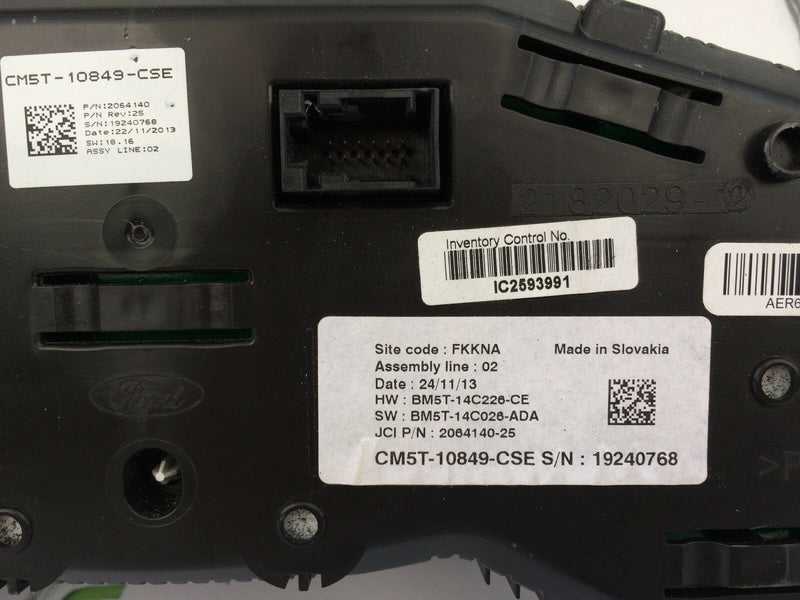 FORD FOCUS ECOBOOST 1.6 PETROL SPEEDOMETER INSTRUMENT CLUSTER CM5T-10849-CVB