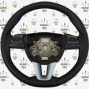 SEAT ALHAMBRA 2010-2015 3 SPOKE LEATHER MULTIFUNCTION STEERING WHEEL 7N5419091A