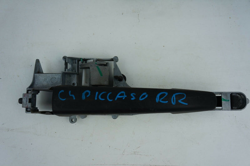 CITROEN C4 GRAND PICASSO 2006-2013 REAR RIGHT EXTERIOR DOOR HANDLE WITH BRACKET