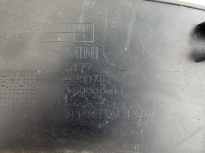 MINI COUNTRYMAN R60 LCI 2014-16 FRONT RIGHT WHEEL ARCH TRIM 5177 9800762