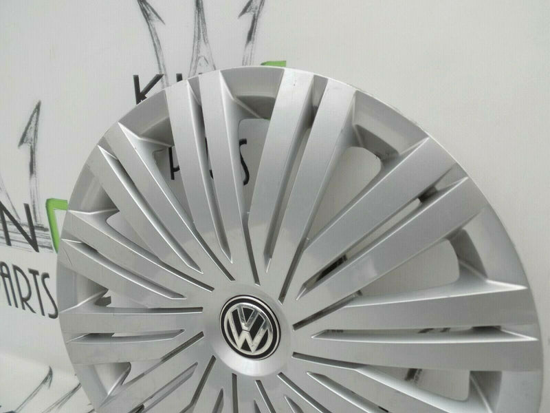 VOLKSWAGEN POLO 2009-2018 GENUINE CAPS 2x WHEEL TRIMS 15' CAP COVERS 6R0601147A