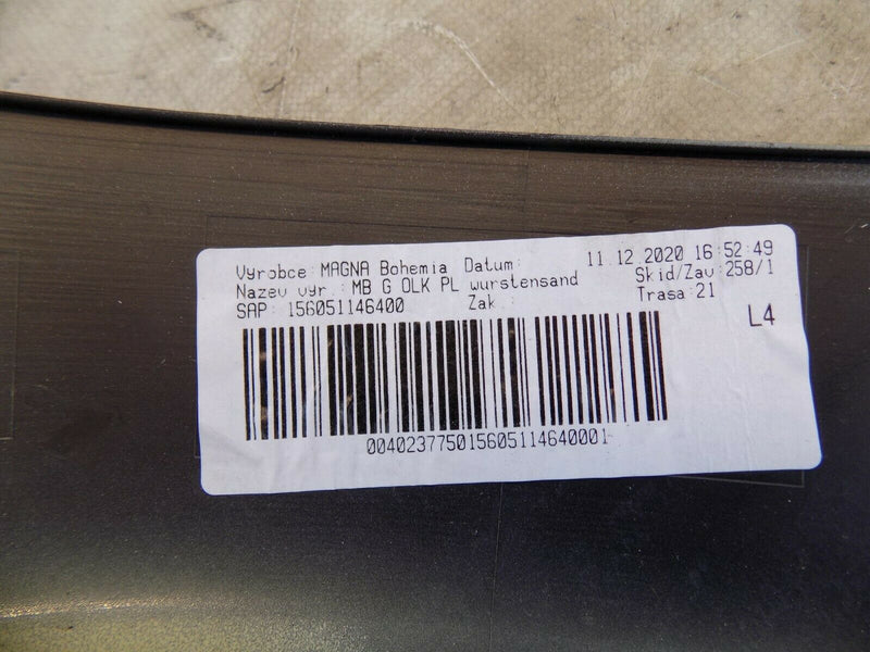 MERCEDES-BENZ G-CLASS W463 2018-ON FRONT LEFT WHEEL ARCH TRIM FLARE A4638820300