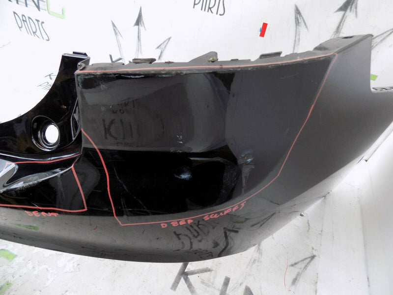 VOLVO XC90 II R-DESIGN 2014-17 BLACK REAR BUMPER GENUINE 6x PDC 31353390