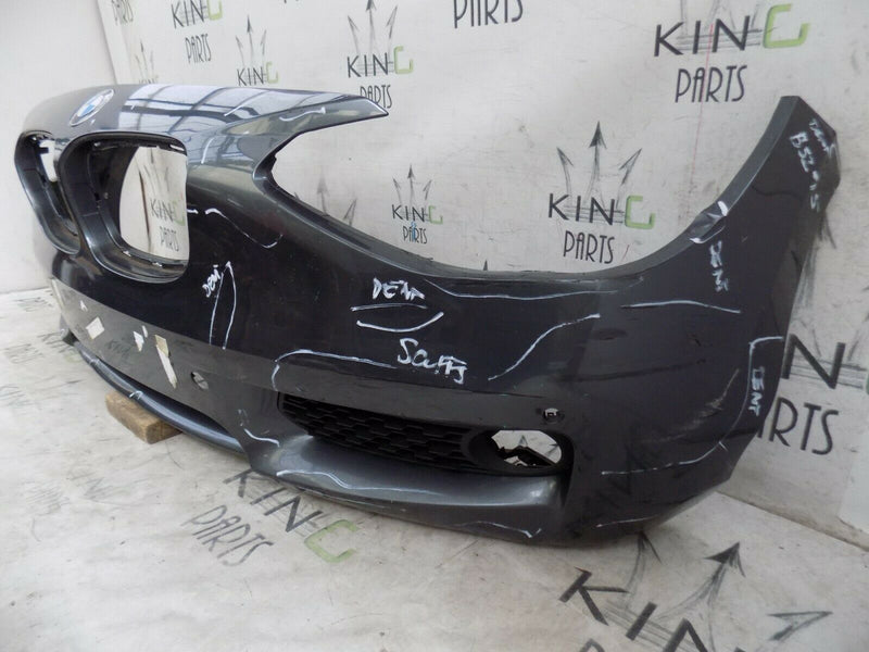 BMW 1 SERIES F20 2011-2015 FRONT BUMPER GREY PDC GENUINE 51117245731