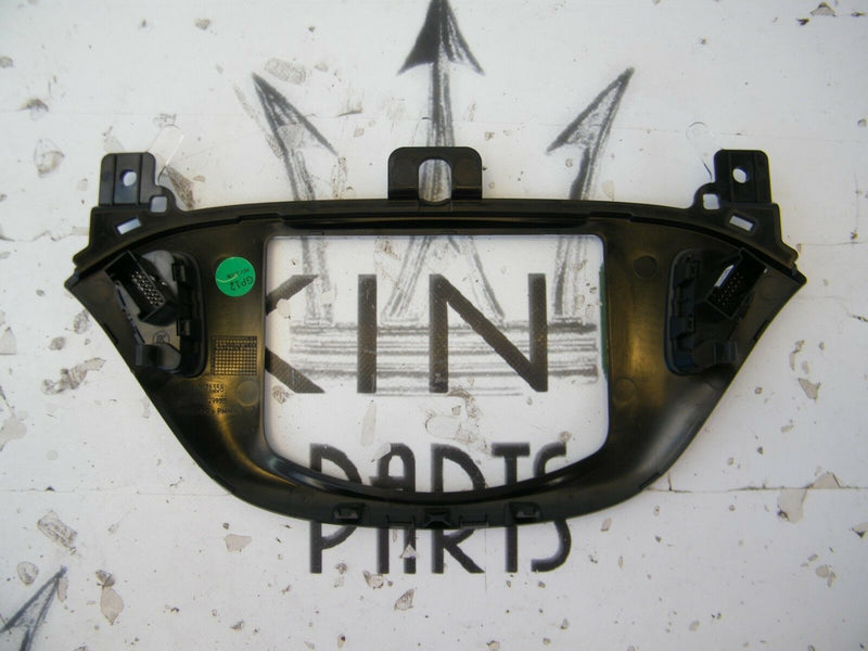 VAUXHALL CORSA E 2014-ON FRONT PIANO BLACK RADIO SURROUND TRIM SWITCH 13471358