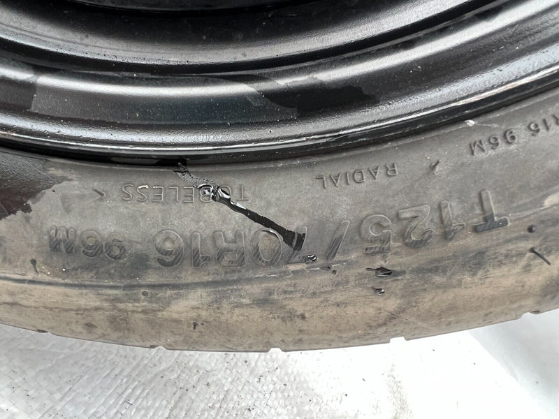 VW AUDI SEAT SKODA 16" SPACE SAVER SPARE WHEEL 125/70/16 1K0601027F