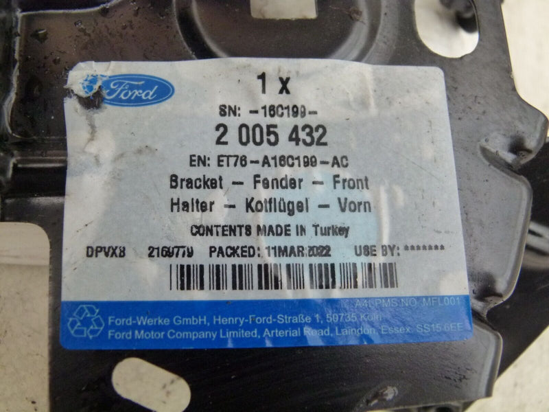 FORD TOURNEO COURIER 2014-2018 LEFT WING BRACKET GENUINE ET76A16C199AC