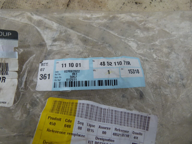 RENAULT CLIO MK4 2012-2016 TIE ROD BJT SET GENUINE 485211071R