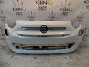 FIAT 500 POP 2015-ON FACELIFT FRONT BUMPER IN WHITE GENUINE 735619476