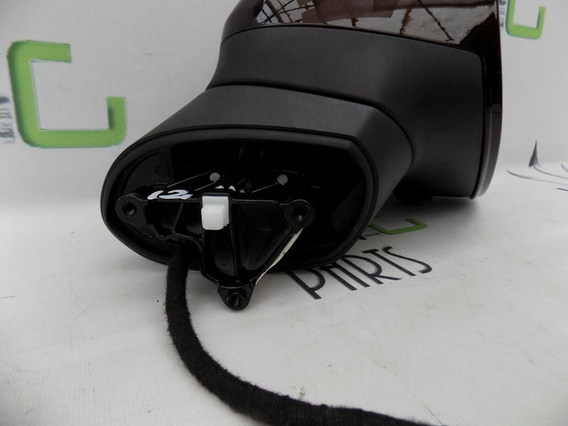 PORSCHE CAYENNE 2011-2017 RIGHT DOOR SIDE WING MIRROR BROWN + CAMERA