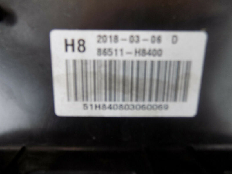 KIA STONIC 2017 2018 2019 BLACK FRONT BUMPER GENUINE 86511-H8400