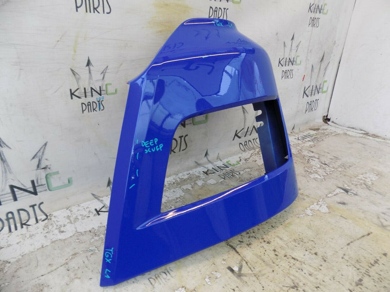 MAN TGX EURO 6 2020+ LEFT BUMPER CORNER HEADLIGHT SURROUND BLUE MAN-8141610