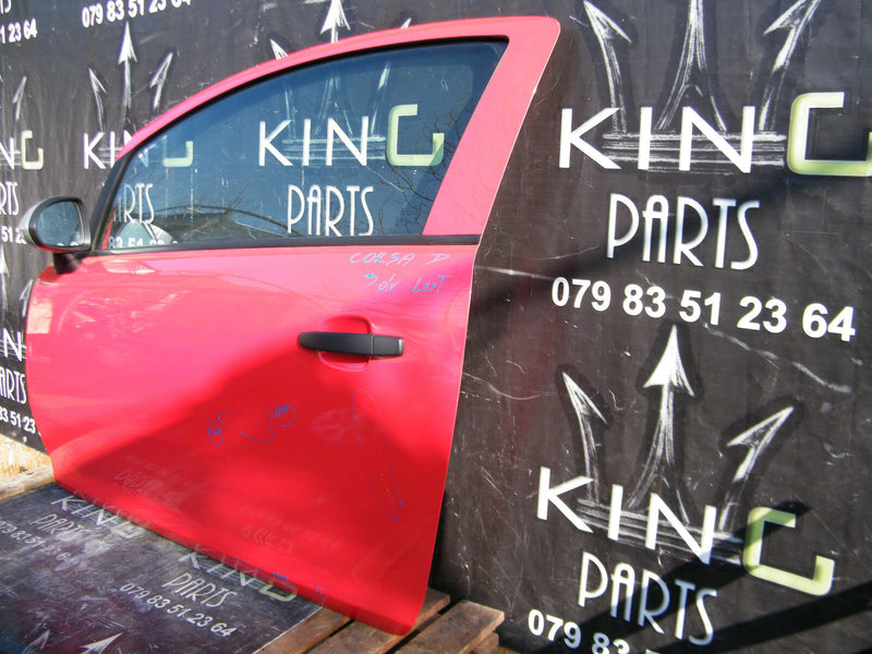 OPEL VAUXHALL CORSA D 3DR 2006-2010 N/S Mirror Complete FRONT DOOR LEFT SIDE