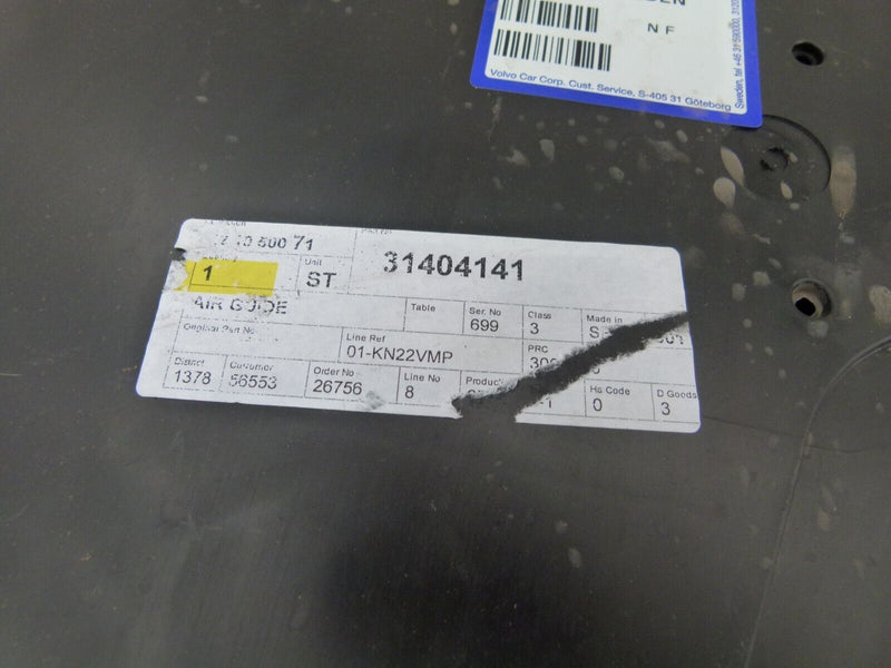 VOLVO XC90 MK2 2015-19 FRONT BUMPER LOWER AIR GUIDE GENUINE 31404141