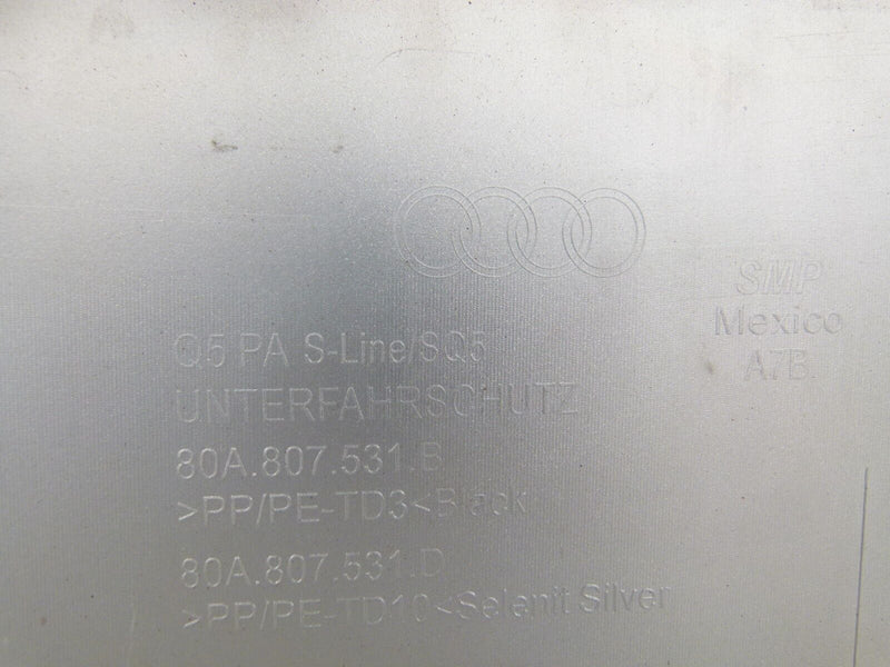 AUDI Q5 80Q LCI S-LINE 2021-ON FRONT TRIM MODULING GENUINE 80A807531B