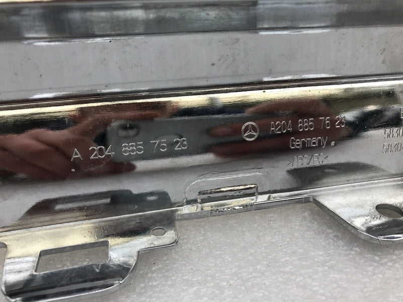 MERCEDES GLK X204 LCI 2012-15 REAR BUMPER CHROME DIFFUSER A2048857623