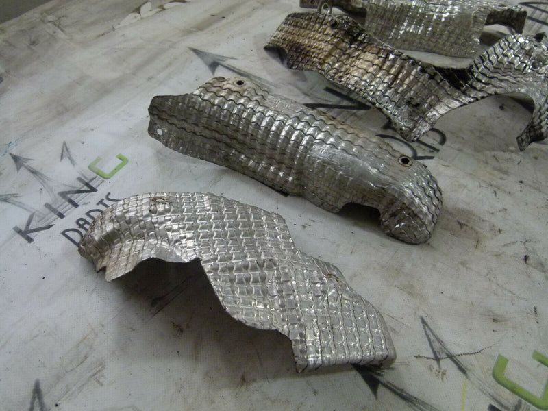 JAGUAR XJ X351 2010-2019 V6 3.0 DIESEL SET COVERS MUFFLER EXHAUST HEAT SHIELD