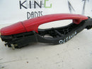 SKODA OCTAVIA MK1 1U 1996-2010 REAR RIGHT DOOR EXTERIOR HANDLE RED WITH BRACKET