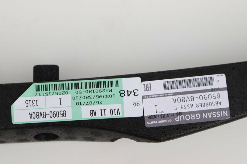 NISSAN JUKE 2015-18 REAR BUMPER REINFORCER SUPPORT FOAM 85090BV80A (B02-44)