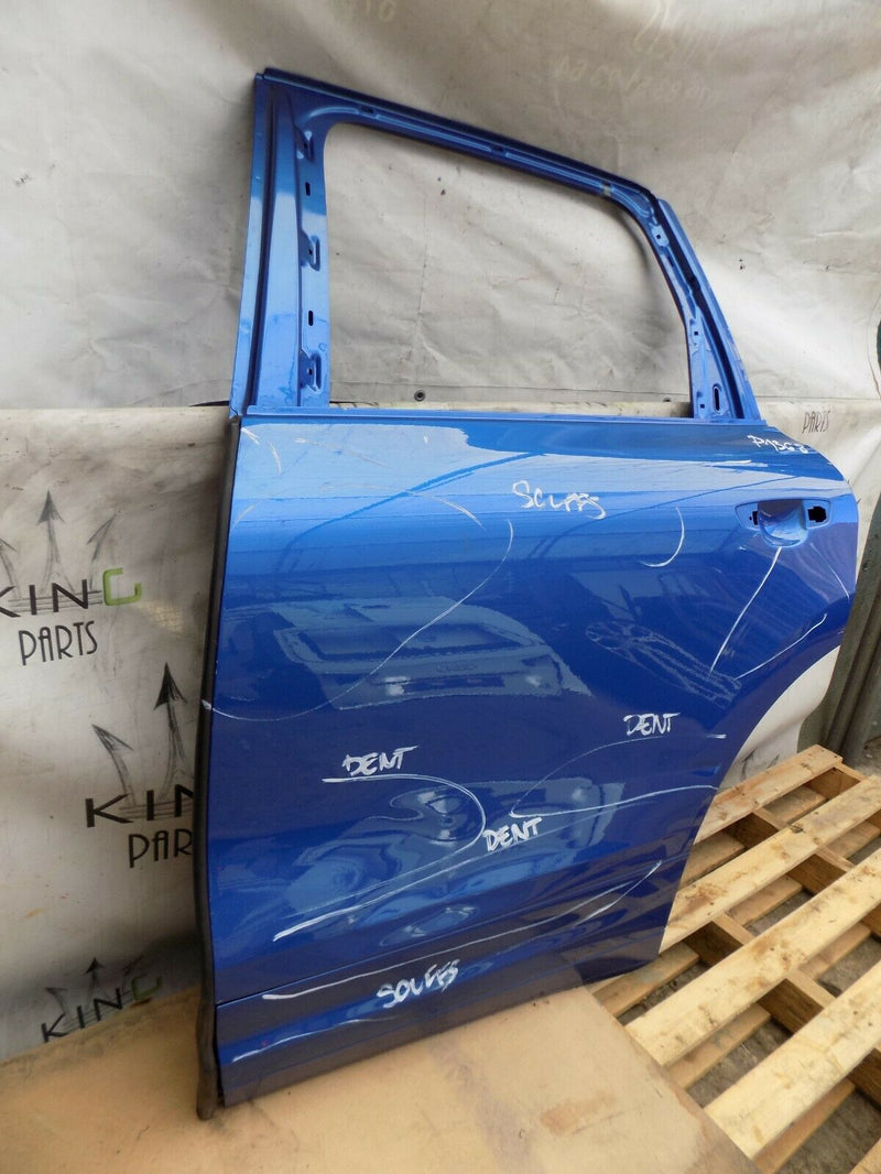 VW TOUAREG 7P 2010-2018 REAR PASSANGER LEFT DOOR PANEL BLUE 7P0833311