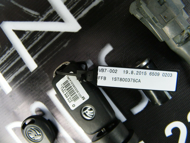 Skoda Superb 2013-2015 Rapid 13-15 Citigo 11-15 Ignition Key Lock Set 3T0837202L