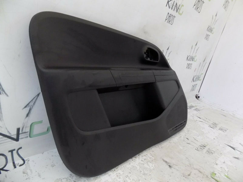 VW UP 2011-2016 LEFT FRONT INTERIOR DOOR CARD BLACK PANEL 1S4867011AS