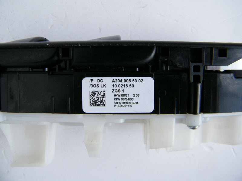 MERCEDES W212 2010-15 WINDOW & MIRROR CONTROL DRIVER ELECTRIC SWITCH RIGHT DOOR