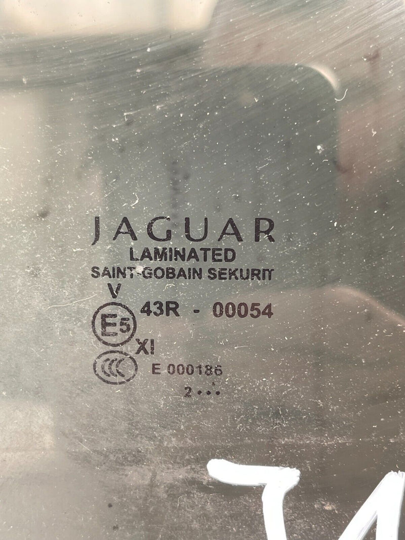 JAGUAR XJ 2010-19 REAR DOOR LEFT PASSENGER SIDE TINTED WINDOW GLASS GENUINE