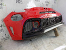 FIAT 500 ABARTH 595 2016-UP FCL FRONT BUMPER RED+GRILL OEM 735633044