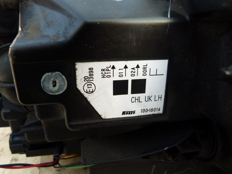 NISSAN QASHQAI J11 2013-17 FRONT LEFT SIDE HEADLIGHT GENUINE 100-18013