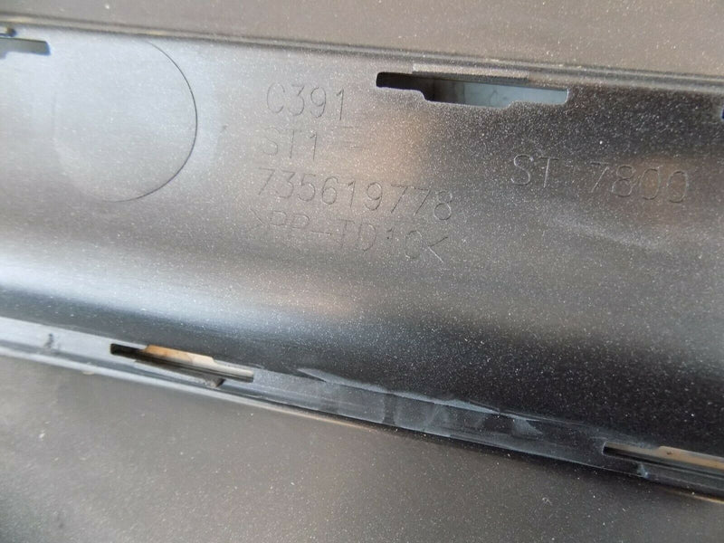 FIAT 500 2015-ON FACELIFT REAR BUMPER GREY *NO PDC* 735619778