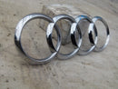 AUDI CHROME EMBLEM BADGE GENUINE