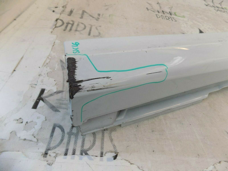 AUDI A6 C8 4K 2018-ON S-LINE LEFT SIDE SKIRT SILL COVER WHITE 4K0853855A