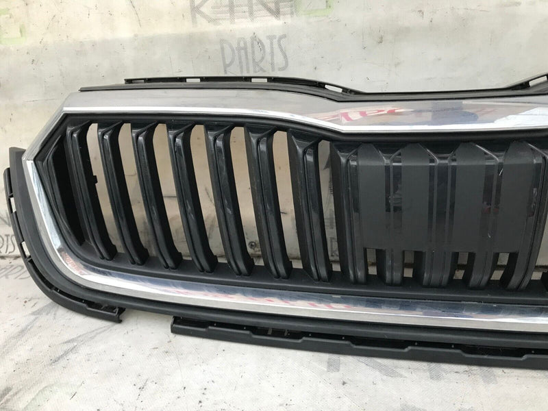 SKODA OCTAVIA 4 MK4 2020-ON FRONT BUMPER GRILLE GENUINE 5E3853343