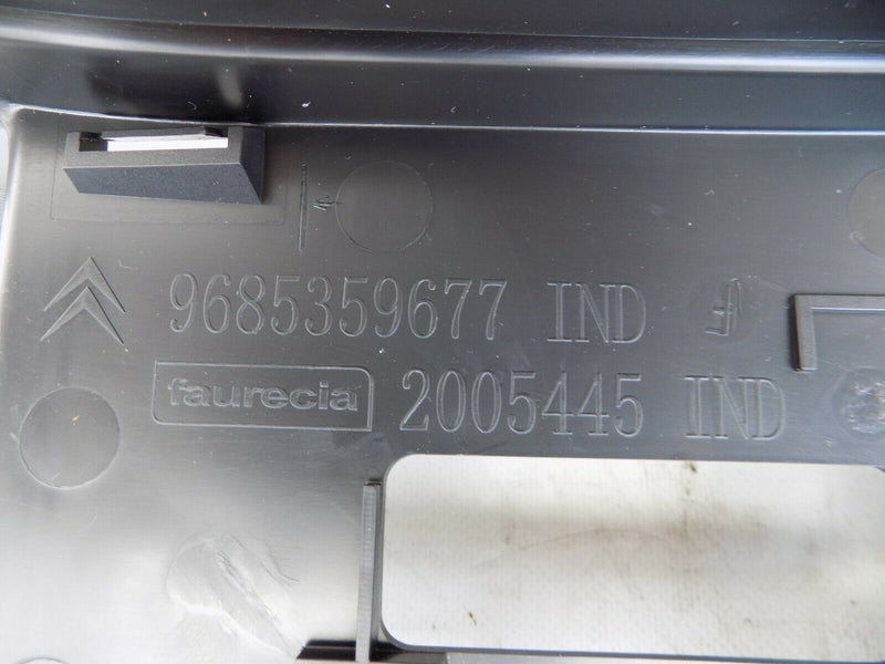 CITROEN C3 MK2 2009-14 FRONT GRILL BLACK WITH CHROME MOULDING 9685357677