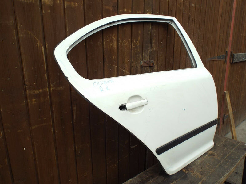 Skoda Octavia MK2 2004-2008 Rear Door Right Driver Side O/S White