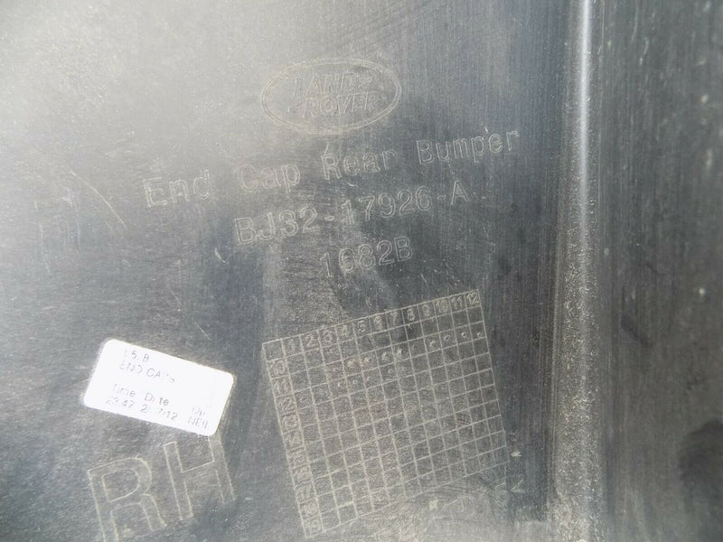 RANGE ROVER EVOQUE 2011-2015 RIGHT REAR BUMPER CORNER GREY BJ32-17926A