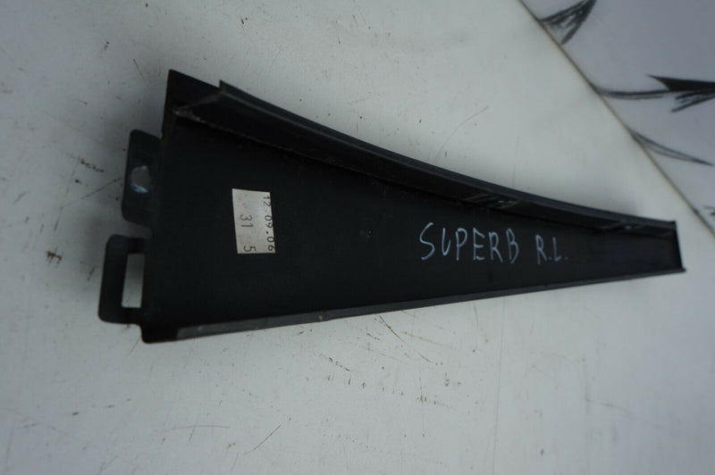 SKODA SUPERB MK1 (B5/3U) 2001-2008 REAR LEFT N/S DOOR B-PILLAR TRIM COVER BLACK