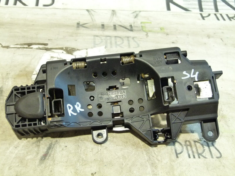 AUDI A4 S4 8W B9 2016-ON REAR RIGHT DOOR EXTERIOR HANDLE BRACKET 8W02837812