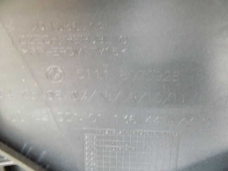 BMW 1 SERIES F40 M SPORT 2019-ON FRONT BUMPER GREY/ BLUE GENUINE 8070928