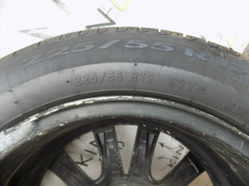 BMW  5/6 SERIES F10 F11  BLACK 8JX17" ALLOY WHEEL WITH TYRE GENUINE 6780720