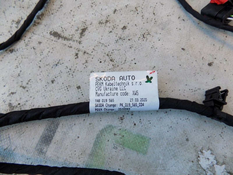 SKODA OCTAVIA  FRONT PDC WIRING LOOM GENUINE 5E3971095CJ