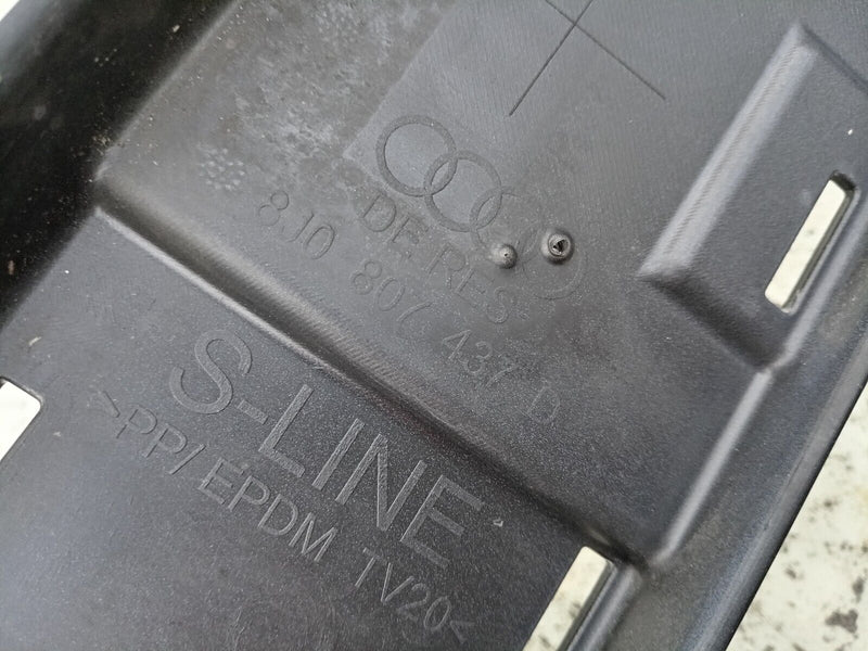 AUDI TT 8J S-LINE 2008-2010 FRONT BUMPER GENUINE 8J0807437D