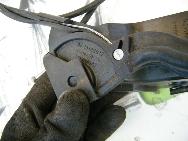 VAUXHALL CORSA D 2006-2014 BONNET RELEASE LEVER HANDLE WITH LINKAGE 13186912